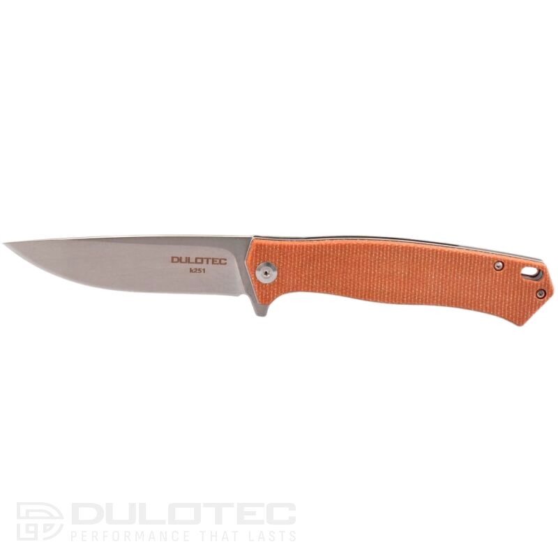 Сгъваем нож Dulotec K251-BR - дръжка от Micarta и D2 инструментална стомана » Dulotec.BG
