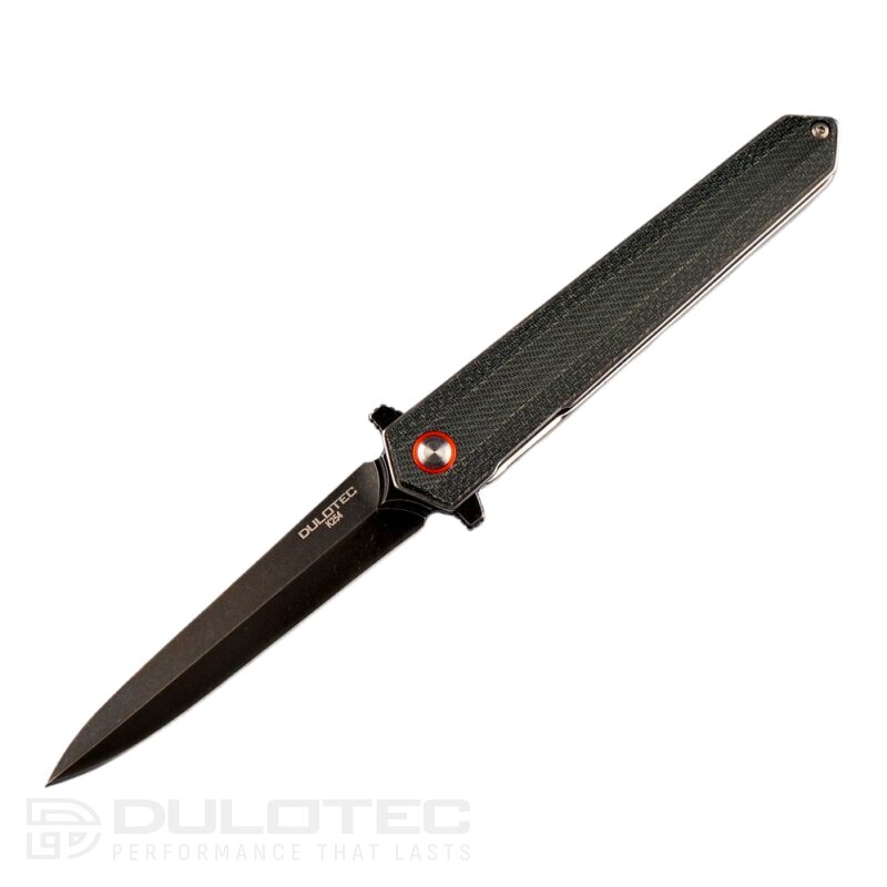 Сгъваем нож Dulotec K254-BK - дръжка от Micarta и 8Cr неръждаема стомана » Dulotec.BG