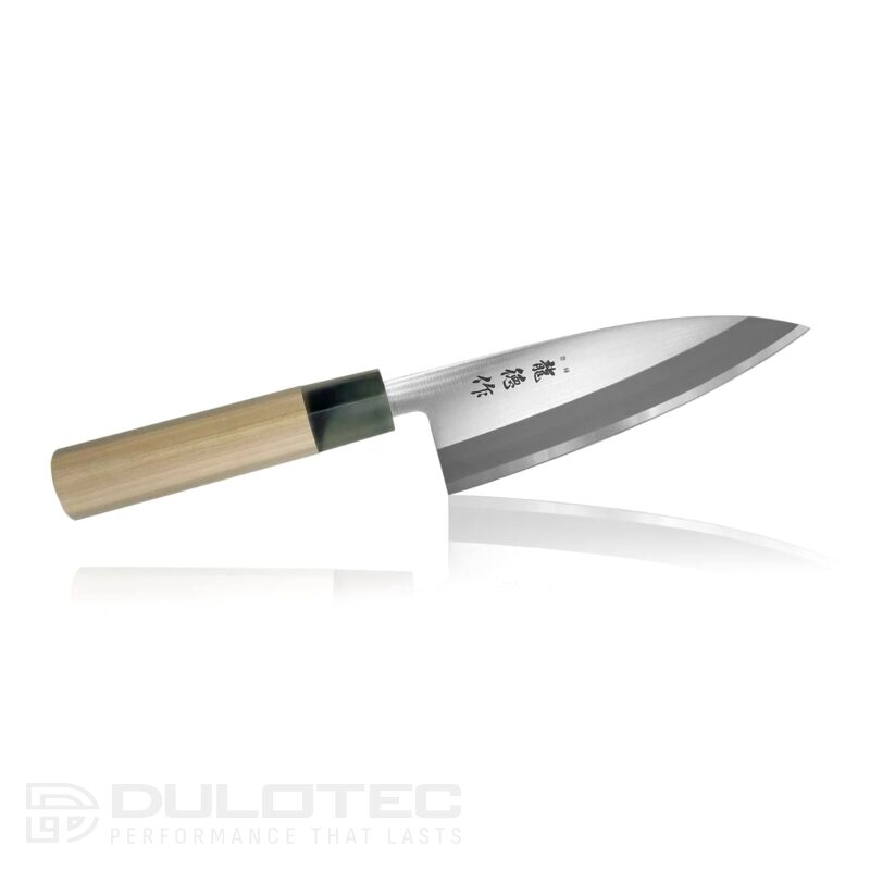 Кухненски нож Fuji Cutllery Ryutoku Deba FC-572 дръжка магнолия » Dulotec.BG