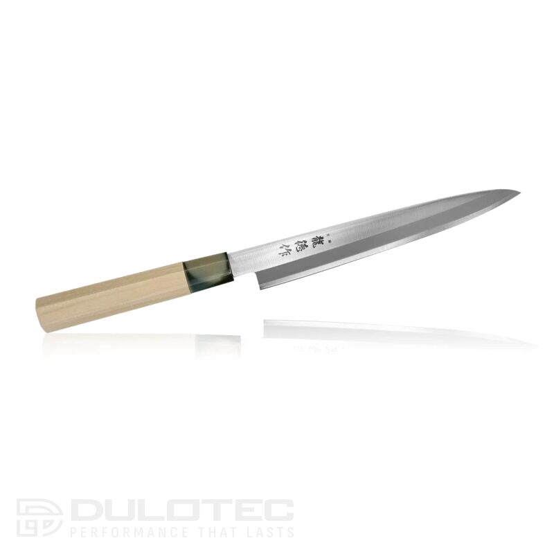Кухненски нож Fuji Cutllery Ryutoku Yanagiba FC-575 дръжка магнолия за сашими » Dulotec.BG