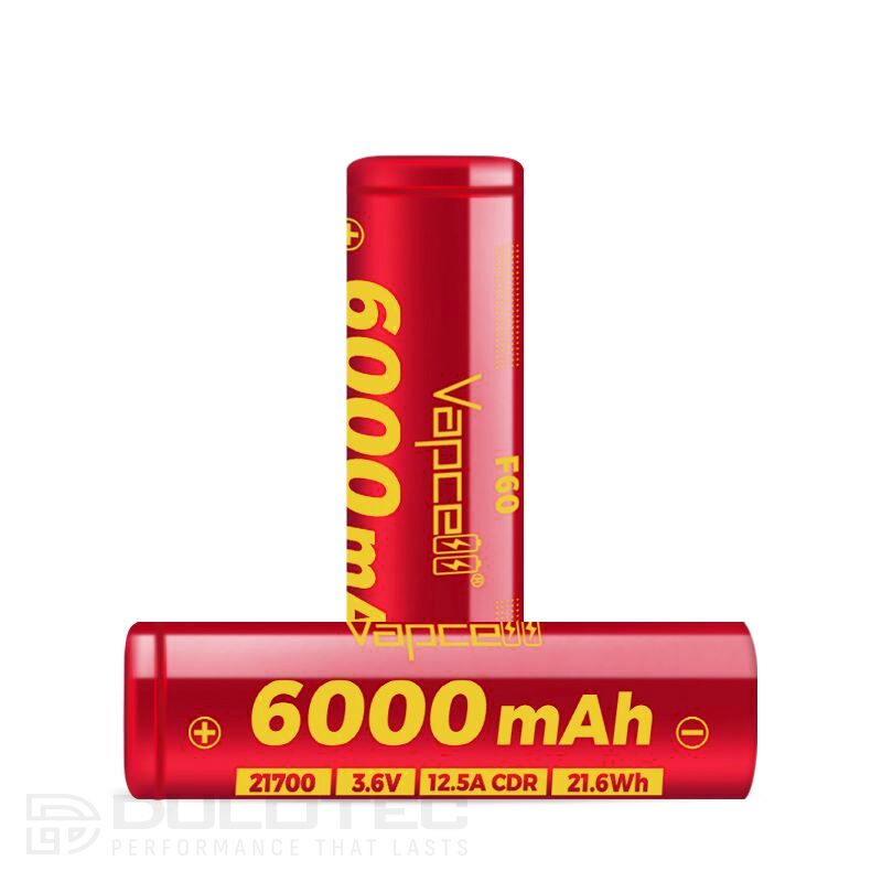 Батерия Vapcell F60 21700 6000mAh 12.5A » Dulotec.BG