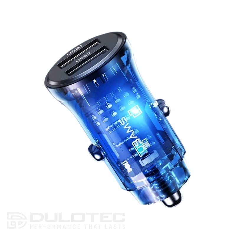 Зарядно за кола, USAMS US-CC162 C31 15W, 2 изхода А+А CC162CC01 » Dulotec.BG