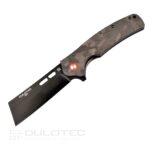 Сгъваем нож Dulotec K261-BK дръжка от G10 с карбоново покритие и D2 стомана » Dulotec.BG