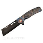 Сгъваем нож Dulotec K261-BK дръжка от G10 с карбоново покритие и D2 стомана » Dulotec.BG