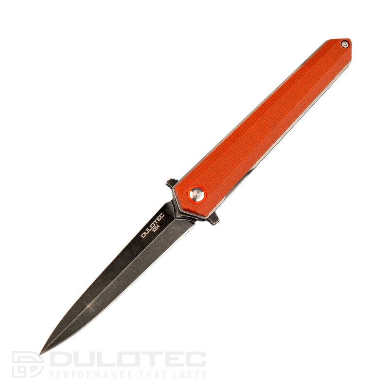 Сгъваем нож Dulotec K254-BR - дръжка от Micarta и 8Cr неръждаема стомана » Dulotec.BG