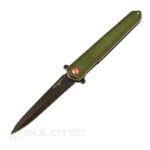 Сгъваем нож Dulotec K254-BR - дръжка от Micarta и 8Cr неръждаема стомана » Dulotec.BG