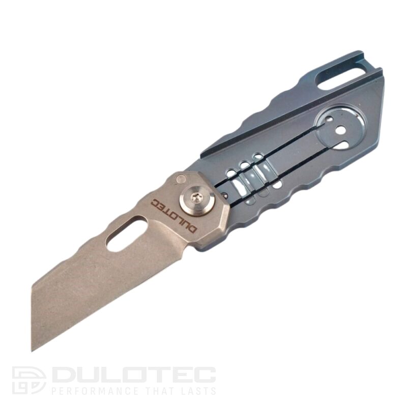 Сгъваем титаниев нож Dulotec K906 - син » Dulotec.BG