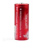Батерия Vapcell 26650 5500mAh 20A с изпъкнал плюс » Dulotec.BG