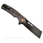 Сгъваем нож Dulotec K261-BK дръжка от G10 с карбоново покритие и D2 стомана » Dulotec.BG