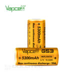 Батерия Vapcell G53 26650 5300mAh 20A » Dulotec.BG