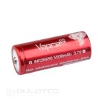 Батерия Vapcell 26650 5500mAh 20A с изпъкнал плюс » Dulotec.BG