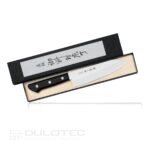 Кухненски нож Tojiro DP Damascus Santoku Knife 170мм F-331 - VG10 - ламинат 37 пласта » Dulotec.BG