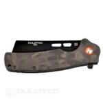 Сгъваем нож Dulotec K261-BK дръжка от G10 с карбоново покритие и D2 стомана » Dulotec.BG