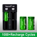 Батерия Vapcell 18350 F14 1400mАh 3A » Dulotec.BG
