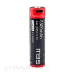 Батерия Vapcell Dulotec 18650 M35 3500mAh USB-C с изпъкнал плюс и защита » Dulotec.BG
