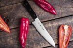 Кухненски нож Tojiro DP Damascus Chef Knife 180мм F-332 - VG10 - ламинат 37 пласта » Dulotec.BG