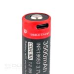 Батерия Vapcell Dulotec 18650 M35 3500mAh USB-C с изпъкнал плюс и защита » Dulotec.BG