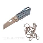 Сгъваем титаниев нож Dulotec K906 - син » Dulotec.BG