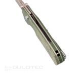 Сгъваем нож Dulotec K262-GN дръжка от Micarta и 14C28N неръждаема стомана » Dulotec.BG