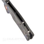Сгъваем нож Dulotec K261-BL дръжка от G10 с карбоново покритие и D2 стомана » Dulotec.BG