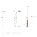 Сгъваем нож Ruike P105-K, 14C28N неръждаема стомана » Dulotec.BG