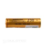 Батерия Vapcell J30 18650 3000mАh 15A/25А с изпъкнал плюс » Dulotec.BG Батерия Vapcell J30 18650 3000mАh 15A/25А с изпъкнал плюс » Dulotec.BG
