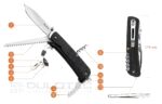 Мултитул с нож Ruike LD32B - 13 Инструмента » Dulotec.BG Мултитул с нож Ruike LD32B - 13 Инструмента » Dulotec.BG