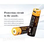 Батерия Vapcell P1418A 14500 1800mAh 1.5V със защита и Micro USB зареждане » Dulotec.BG