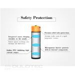 Батерия Vapcell P1835A 18650 3500mAh 10A със защита и Micro USB зареждане » Dulotec.BG