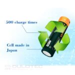 Батерия Vapcell P1835A 18650 3500mAh 10A със защита и Micro USB зареждане » Dulotec.BG