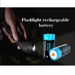 Батерия Vapcell P1608A 16340 800mAh със защита и Micro USB зареждане » Dulotec.BG