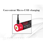 Батерия Vapcell P1409A 14500 950mAh със защита и Micro USB зареждане » Dulotec.BG