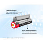 Батерия Vapcell P1409A 14500 950mAh със защита и Micro USB зареждане » Dulotec.BG