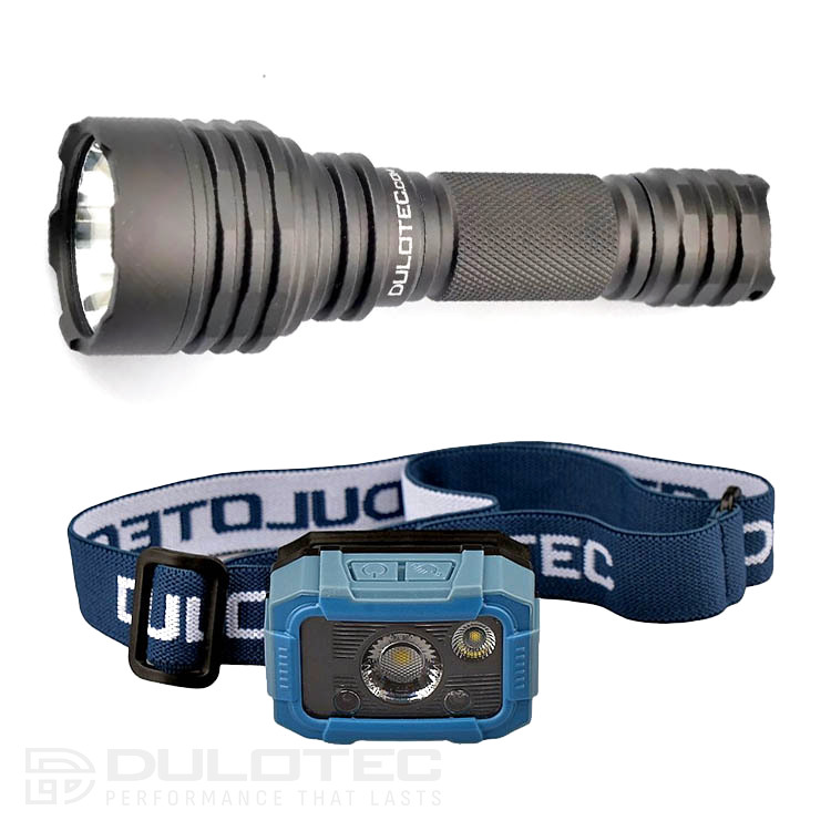 Фенер Dulotec Convoy C8+ за гладкоцевно и Челник Dulotec BH3R » Dulotec.BG
