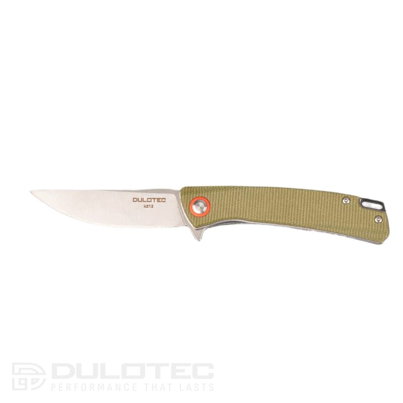 Сгъваем нож Dulotec K212 - светло зелен 8Cr13 неръждаема стомана » Dulotec.BG