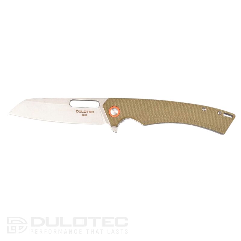 Сгъваем нож Dulotec K215 - светло зелено 8Cr13Mov неръждаема стомана » Dulotec.BG