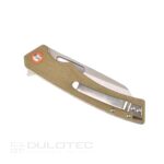 Сгъваем нож Dulotec K215 - светло зелено 8Cr13Mov неръждаема стомана » Dulotec.BG