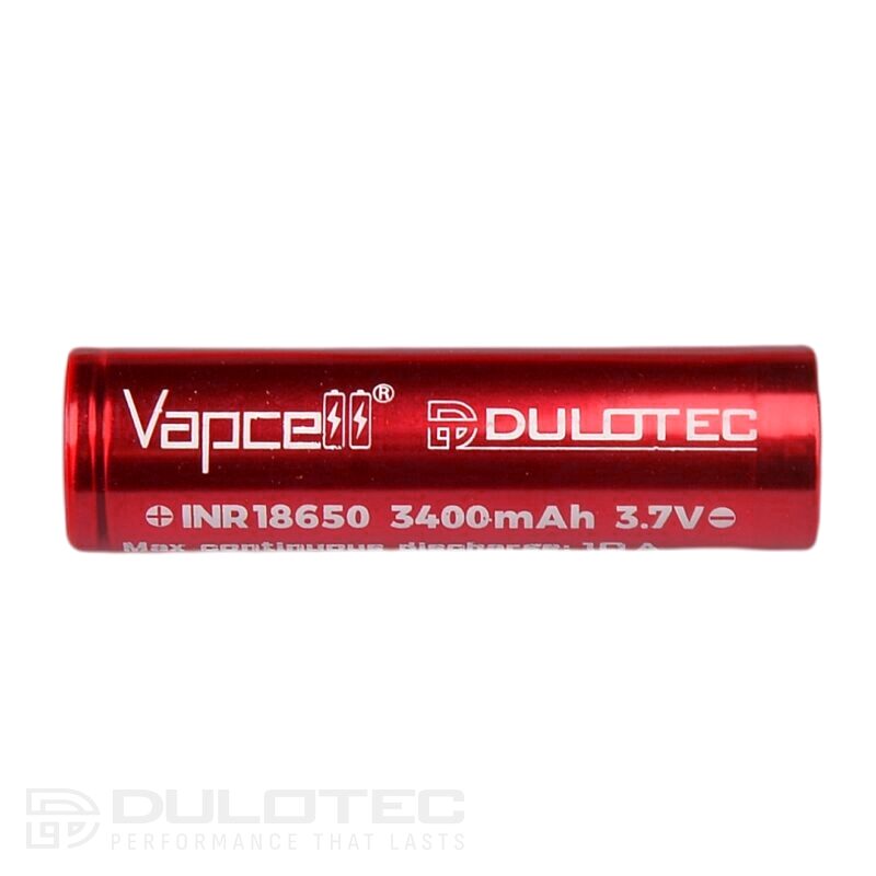 Батерия Vapcell Dulotec 18650 3400mAh 10A/25A » Dulotec.BG