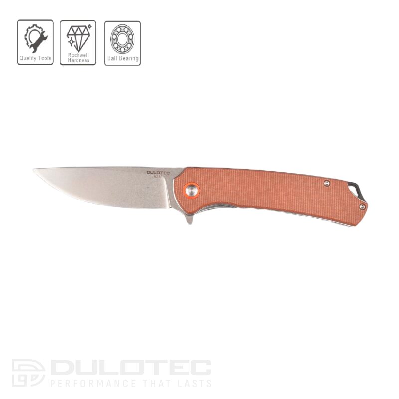 Сгъваем нож Dulotec K211 - Кафяв 8Cr13Mov Неръждаема Стомана » Dulotec.BG