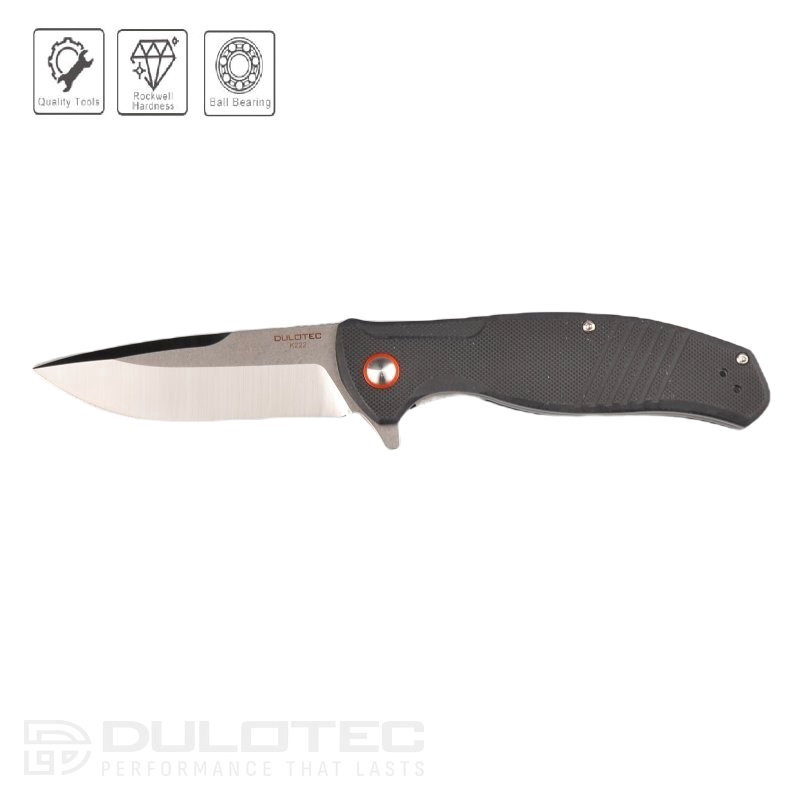 Сгъваем нож Dulotec K222 - Черен 8Cr14Mov Неръждаема Стомана » Dulotec.BG