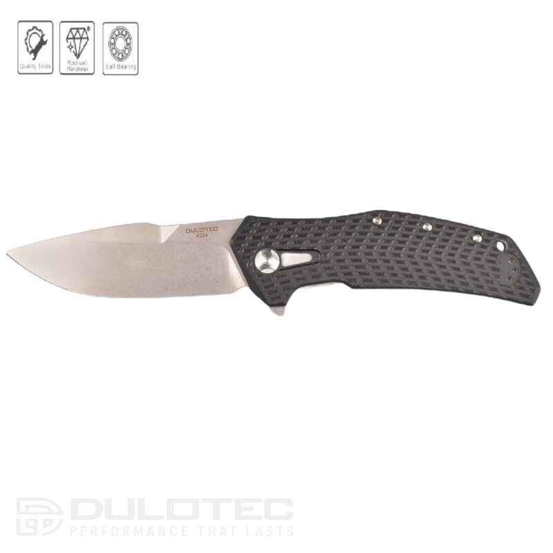 Сгъваем нож Dulotec K224 - Черен 8Cr14Mov Неръждаема Стомана » Dulotec.BG