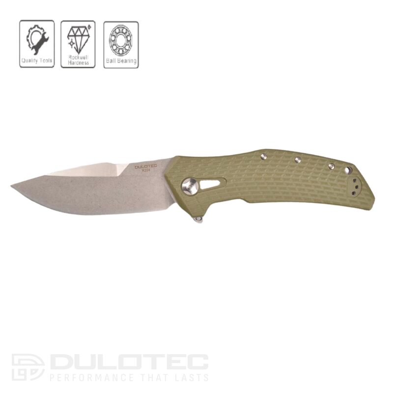 Сгъваем нож Dulotec K224 - Зелен 8Cr14Mov Неръждаема Стомана » Dulotec.BG
