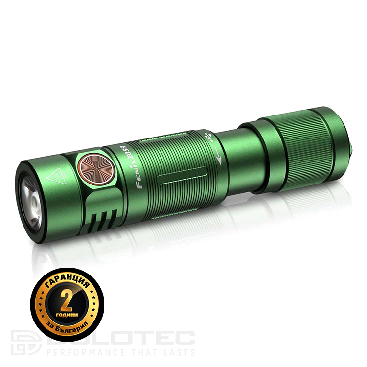 Фенер Fenix E05R с ключодържател - зелен » Dulotec.BG