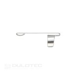 Химикалка Fisher Space Pen Brushed Chrome Bullet 400BRCCL с клипс в подаръчна кутия » Dulotec.BG