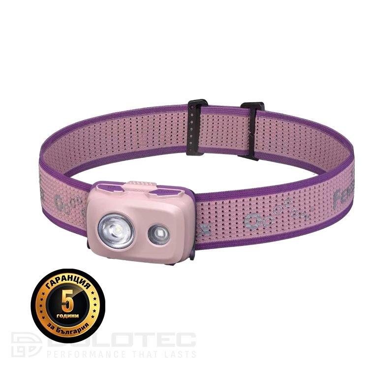 Челник Fenix HL16 LED - розов » Dulotec.BG