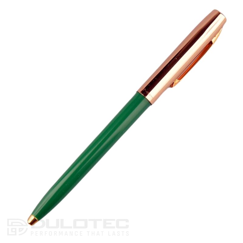 Химикалка Fisher Space Pen Cap-O-Matic Brass cap Green barrel 775G-GR в подаръчна кутия » Dulotec.BG
