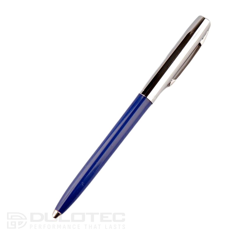 Химикалка Fisher Space Pen Cap-O-Matic Chrome cap Blue barrel 775-BL в подаръчна кутия » Dulotec.BG