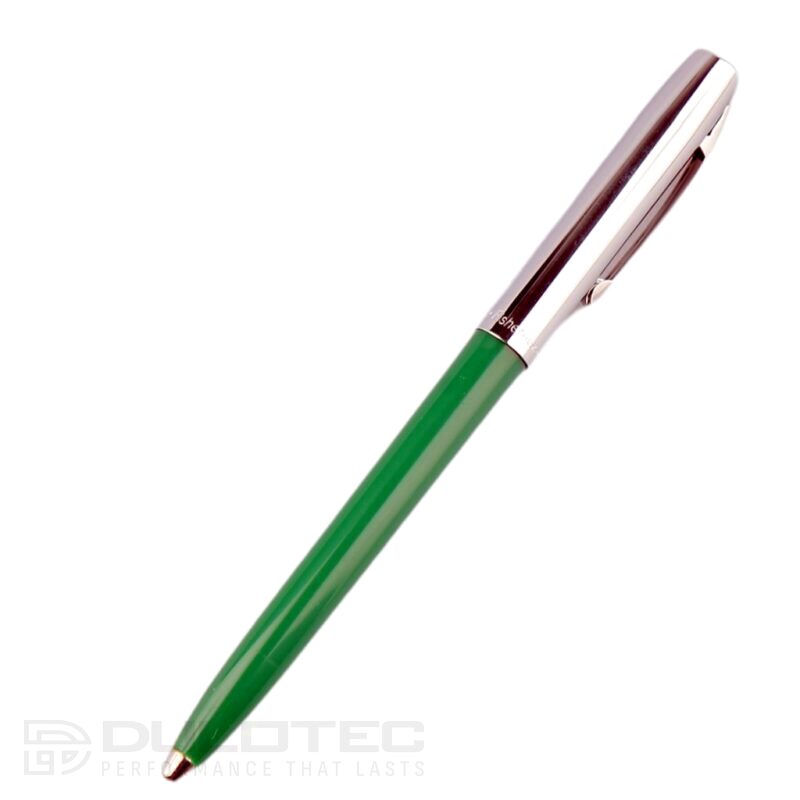 Химикалка Fisher Space Pen Cap-O-Matic Chrome cap Green barrel 775-GR в подаръчна кутия » Dulotec.BG