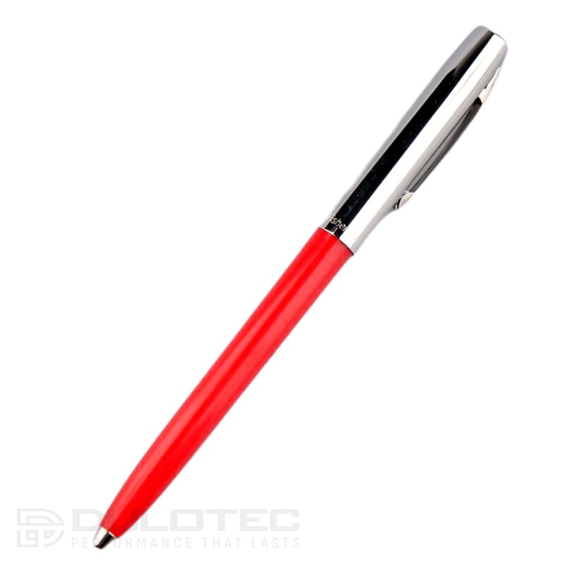 Химикалка Fisher Space Pen Cap-O-Matic Chrome cap Red barrel 775-R в подаръчна кутия » Dulotec.BG