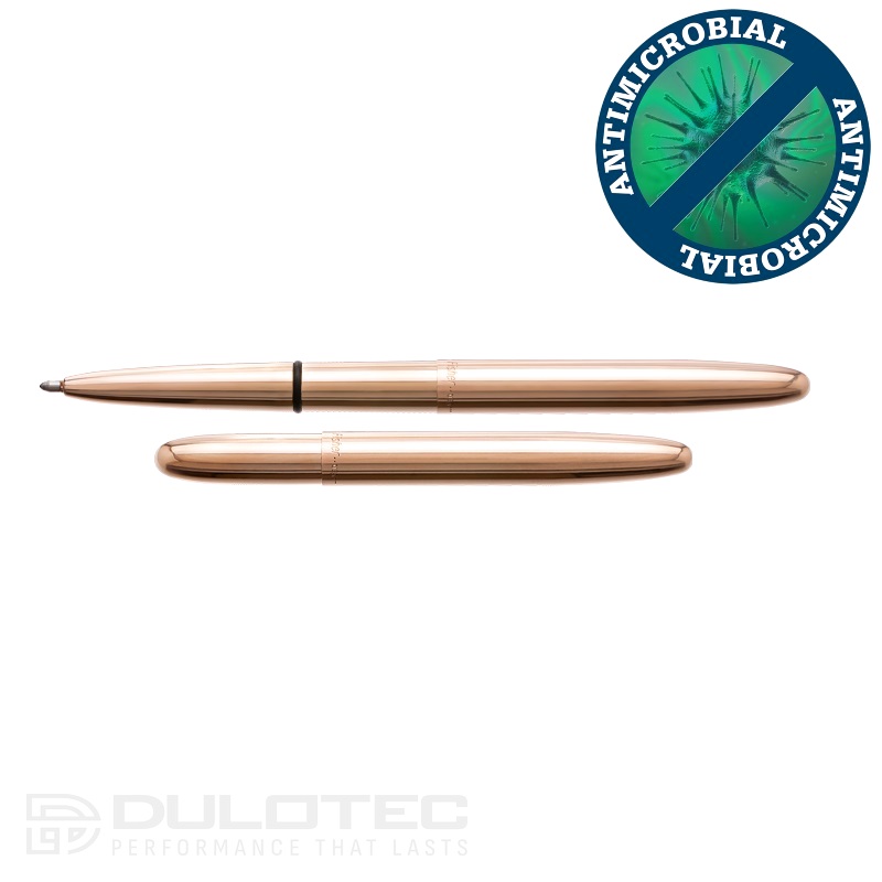 Химикалка Fisher Space Pen Antimicrobial Raw Brass Bullet - 400-RAW с подаръчна кутия » Dulotec.BG